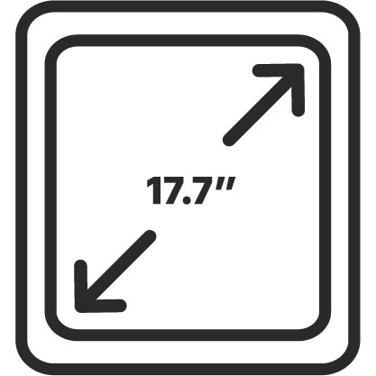 Tecnología (Pantalla 17.7"; WiFi)